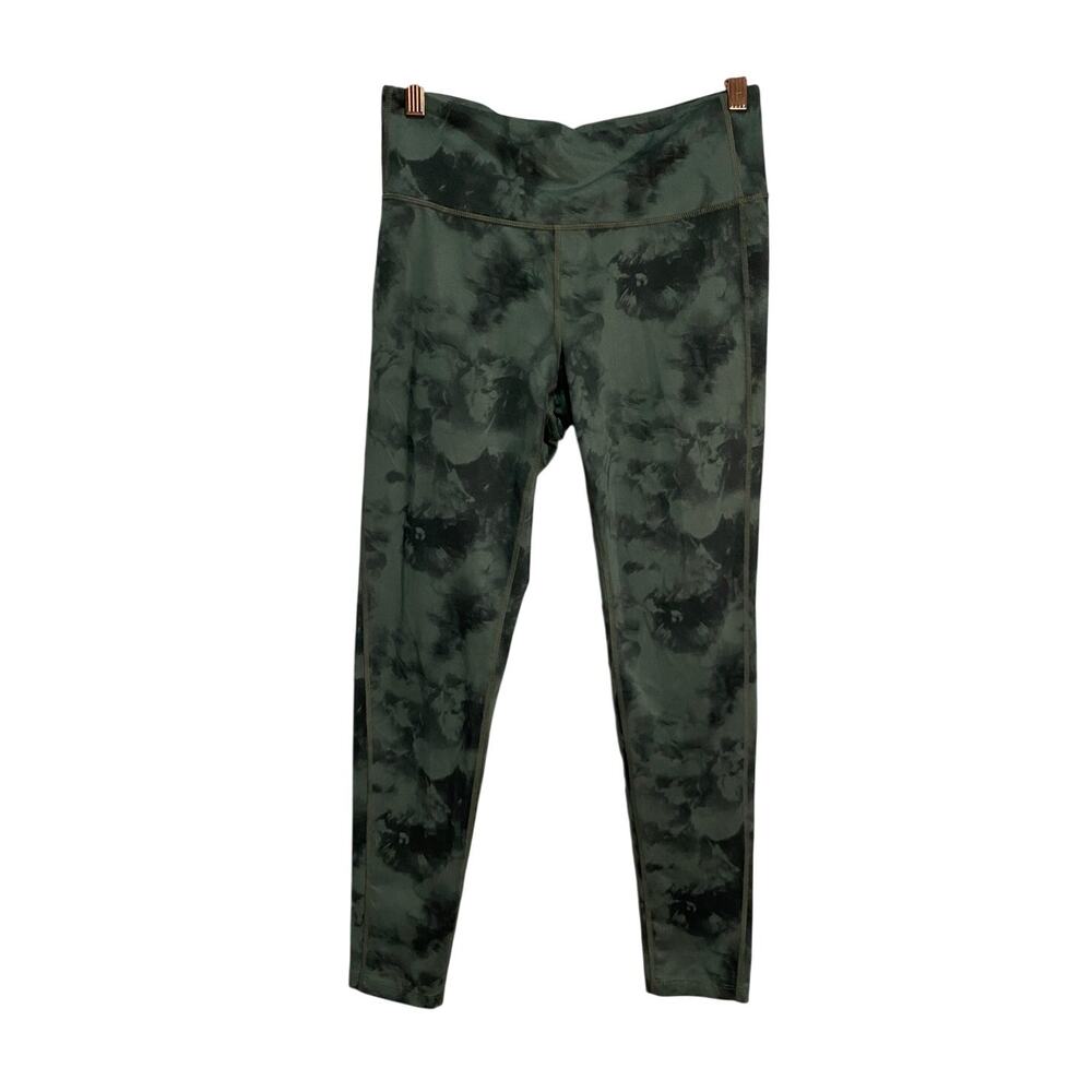 Athleta High Rise Chaturanga Cloud Tight Jasper Green Tie Dye Leggings M